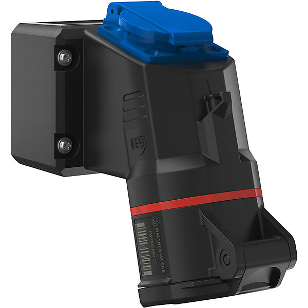 WALTHER-WERKE CEE NEO Wandsteckdose Mini kombi 16A 5P 6h FW112506SK